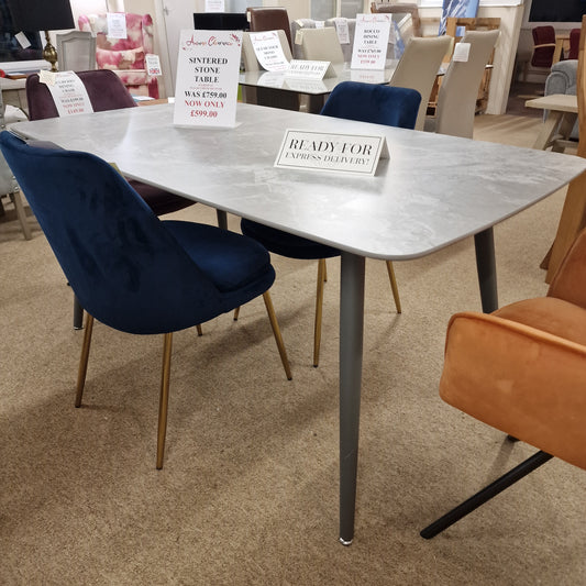 1.6m Sintered Stone Dining Table | Clearance