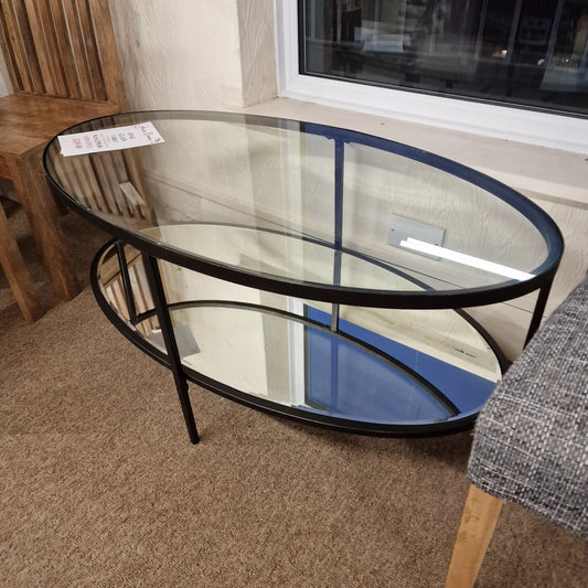 Oval Glass Table | Clearance