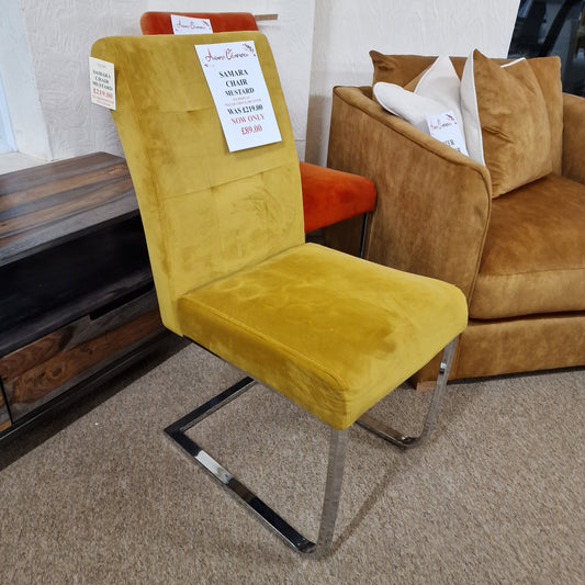 Samara Chair Mustard | Clearance