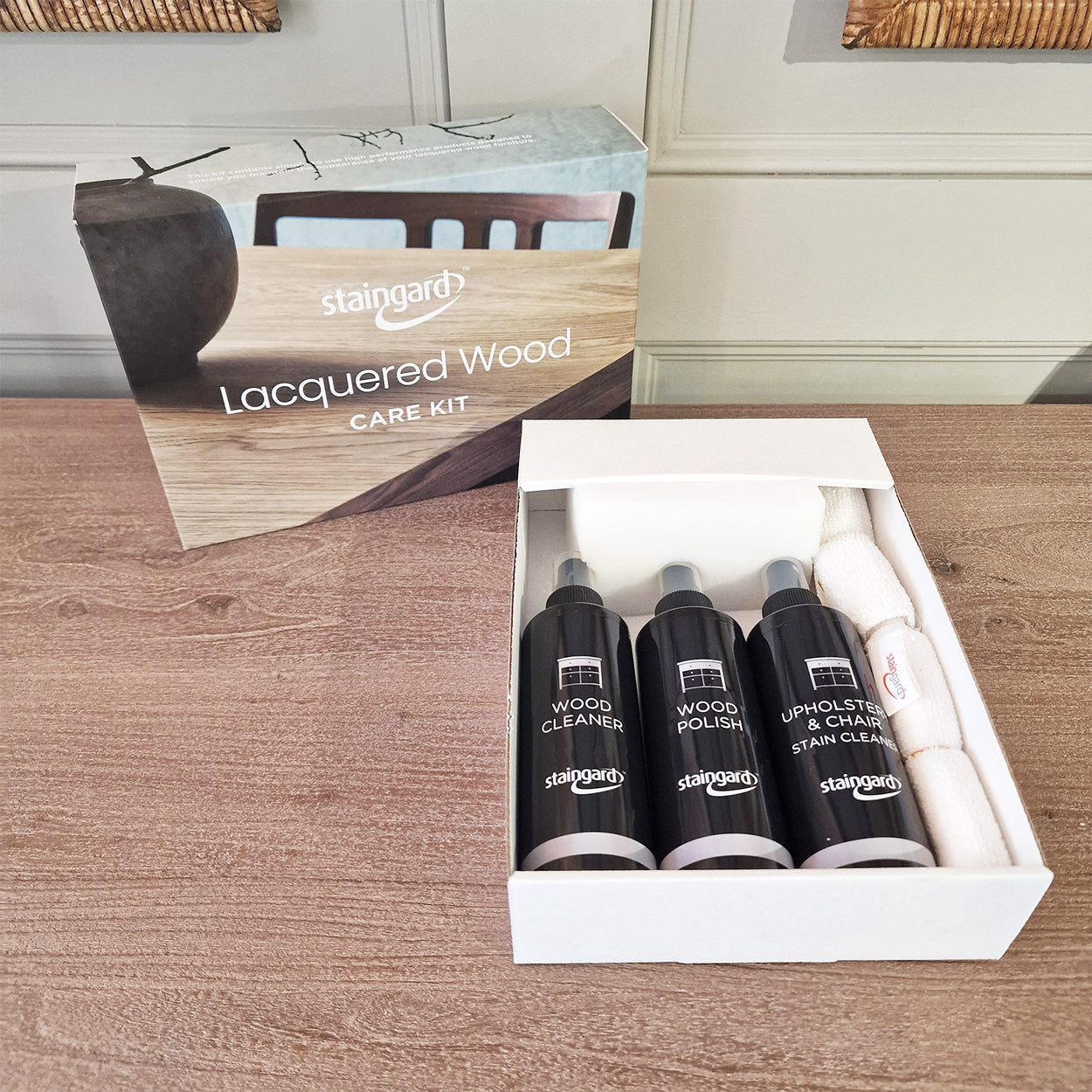 Lacquered Wood Care Kit