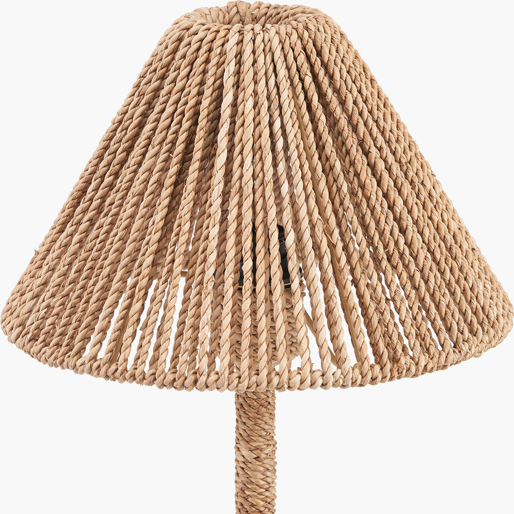 Rune Jute Rope Table Lamp