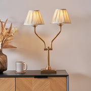 Garbo Silk Twinlight Table Lamp
