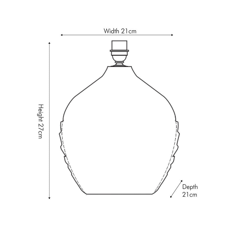 Thistlewhite Stoneware Table Lamp Small