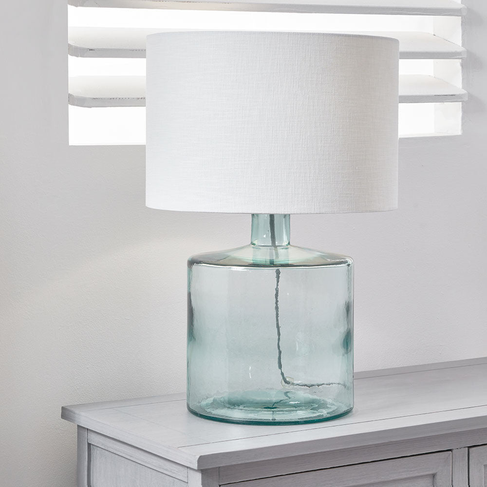 Recycled Glass Table Lamp