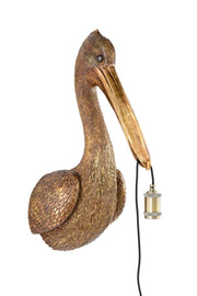 Antique Bronze Pelican Wall Light