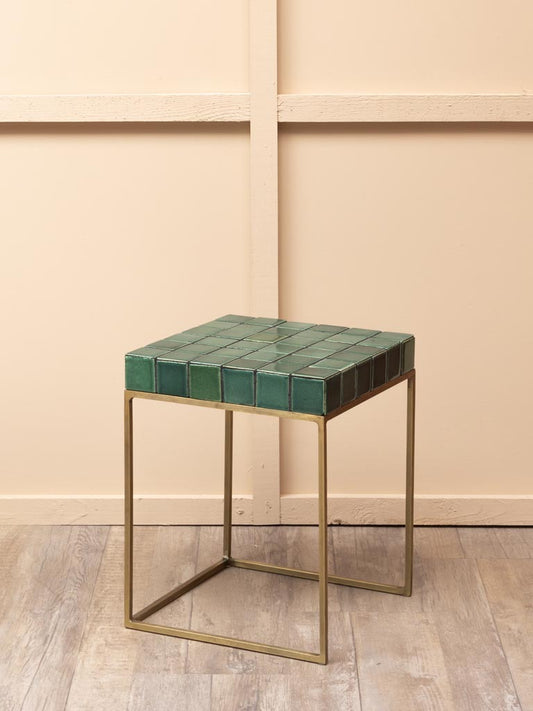 Side Table Ceramic Tiles Porto Green