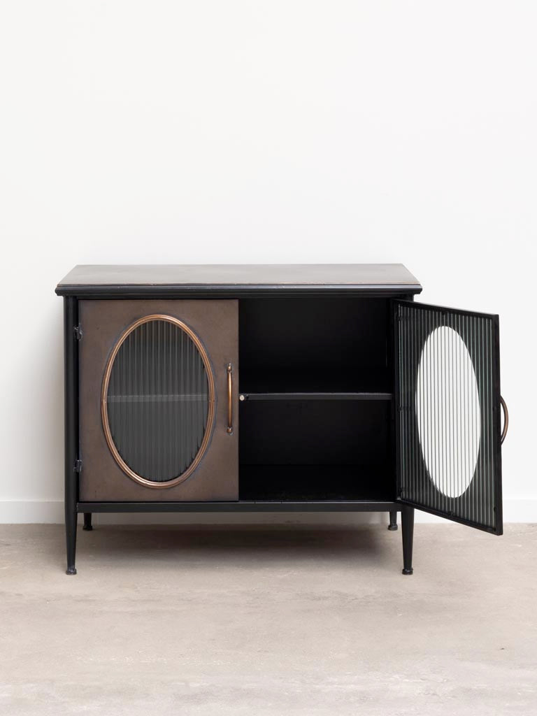 Sideboard with 2 Glass Doors