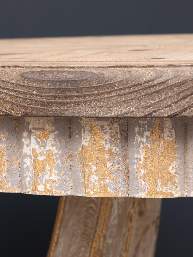 White Wooden Side Table