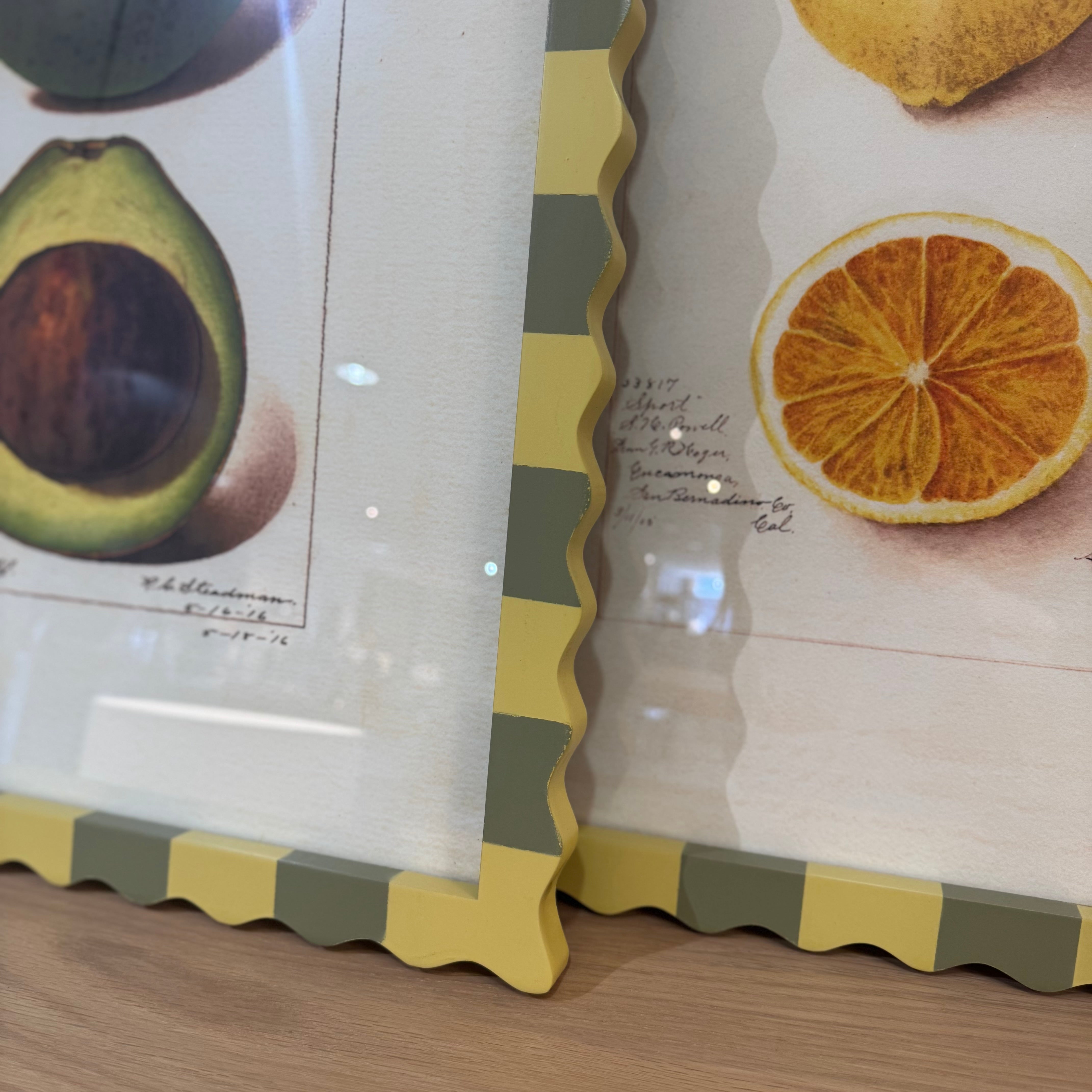 Lykke Wavy Frames – Avocado & Lemon