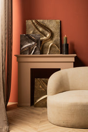 Gold Wave Wall Art
