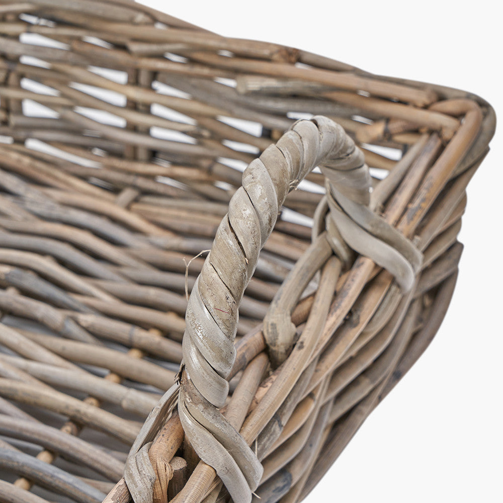 Grey Kubu S/2 Tray Baskets