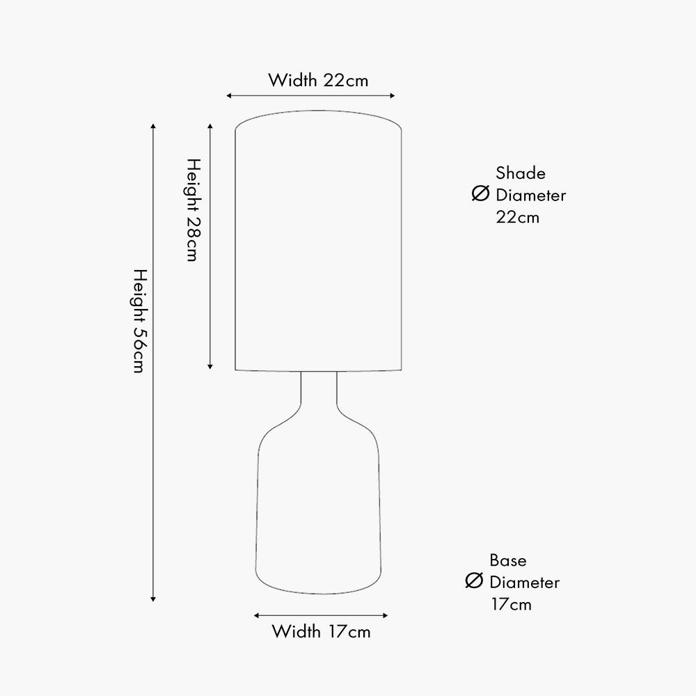 Terrano Brown Table Lamp