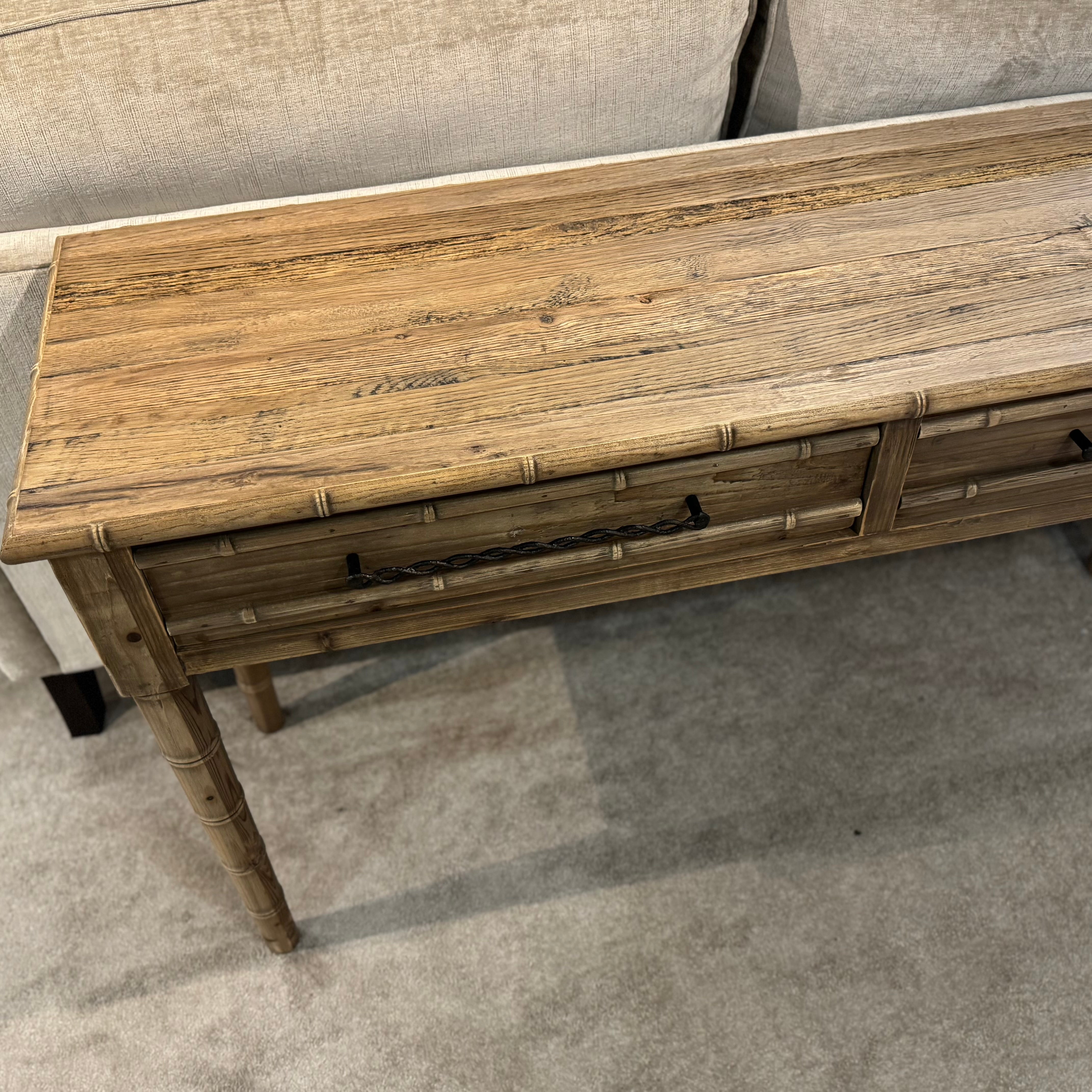 Bamboo Style Pine | Console