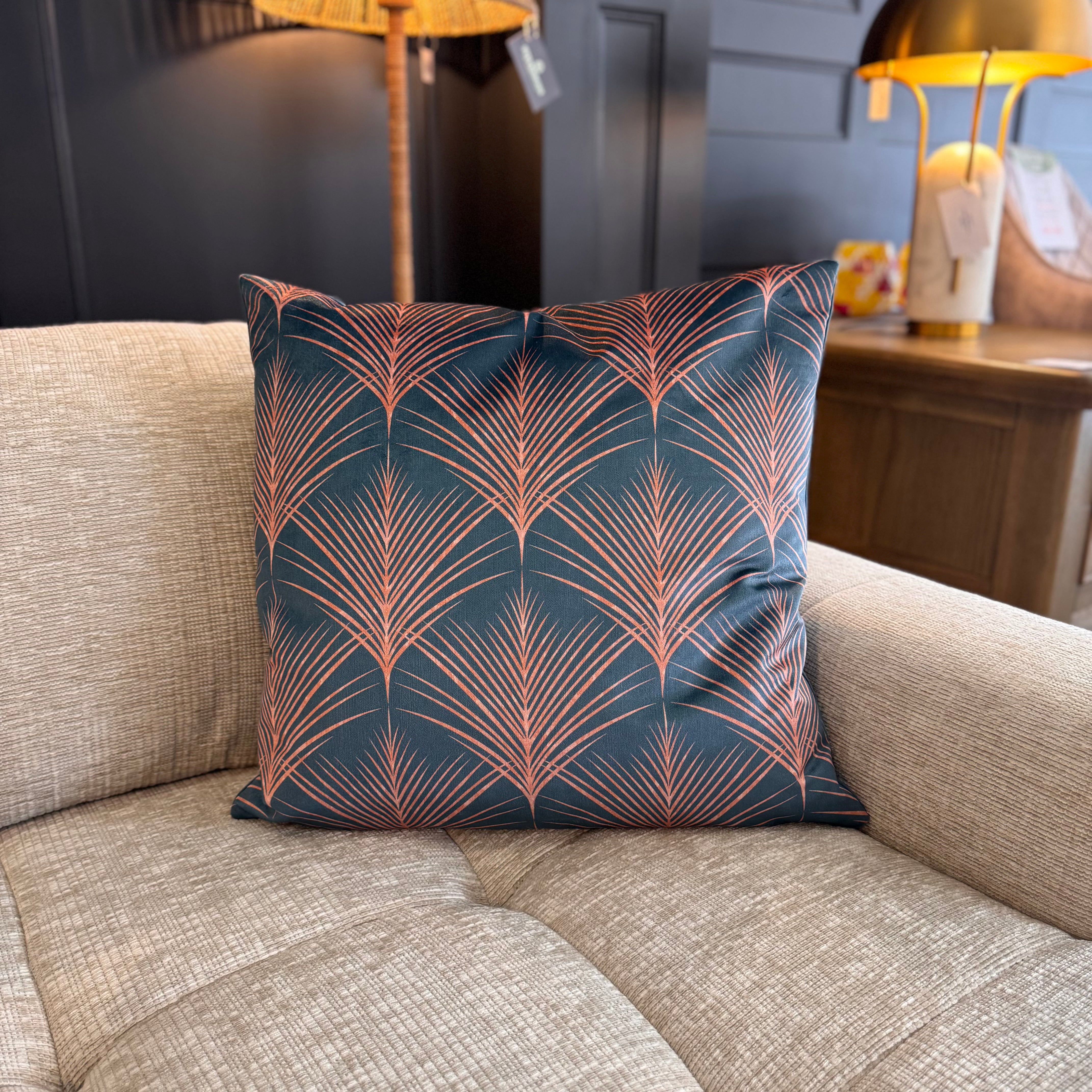 Loulou Teal 58 x 58cm