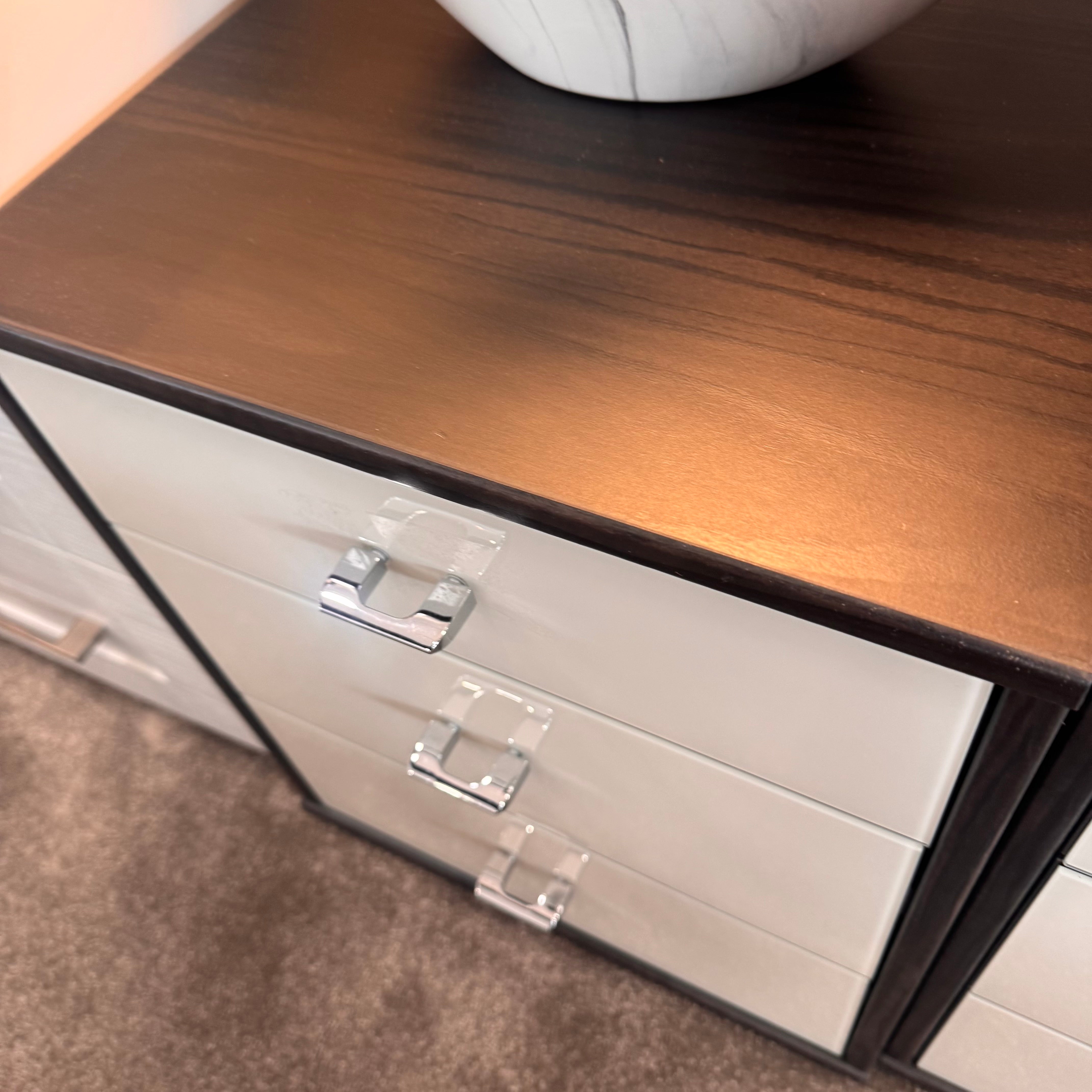 Manhattan 3 Drawer Bedside| Clearance
