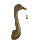 Antique Bronze Ostrich Wall Light