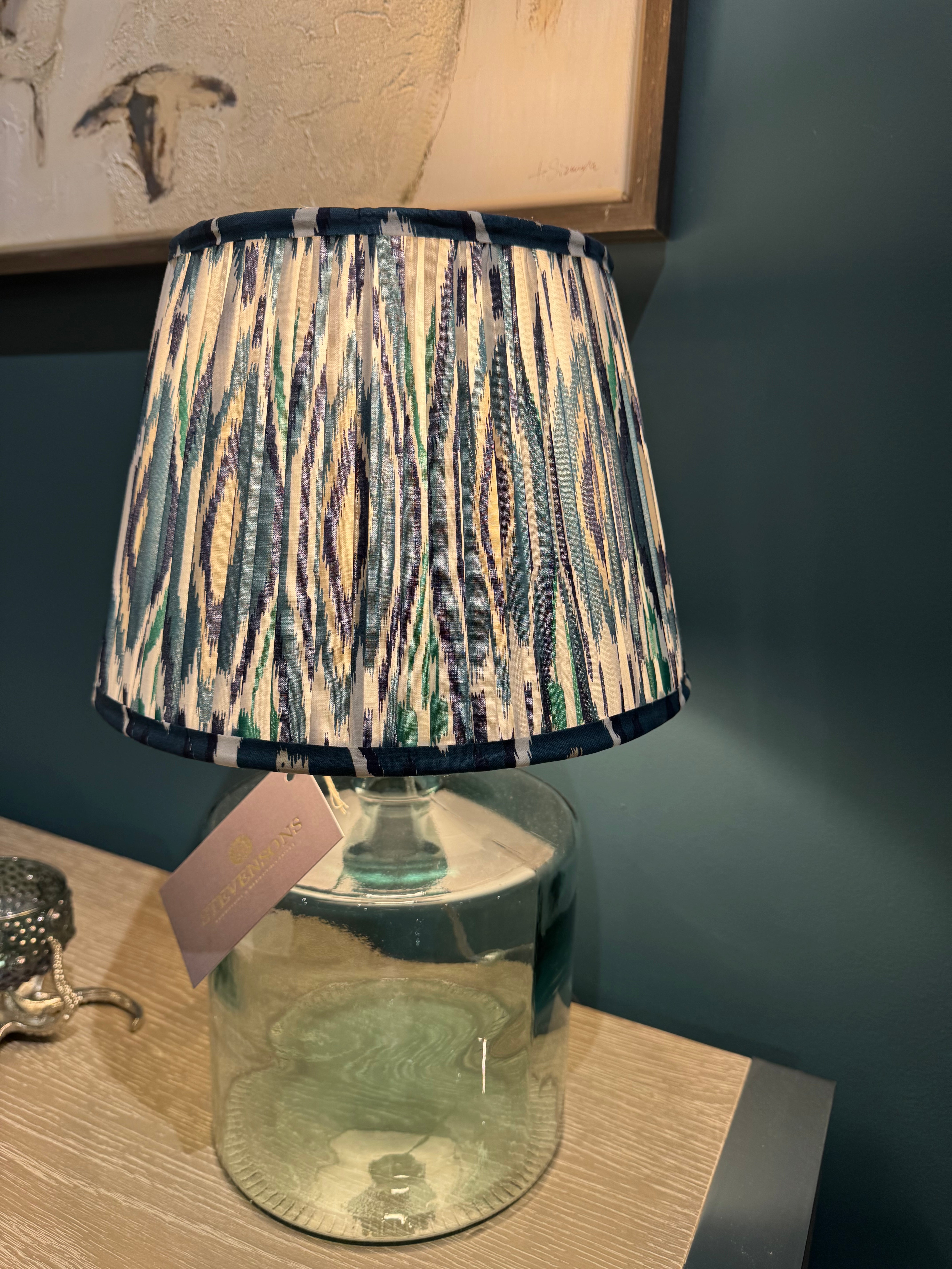 Blewby Glass Lamp & Shade