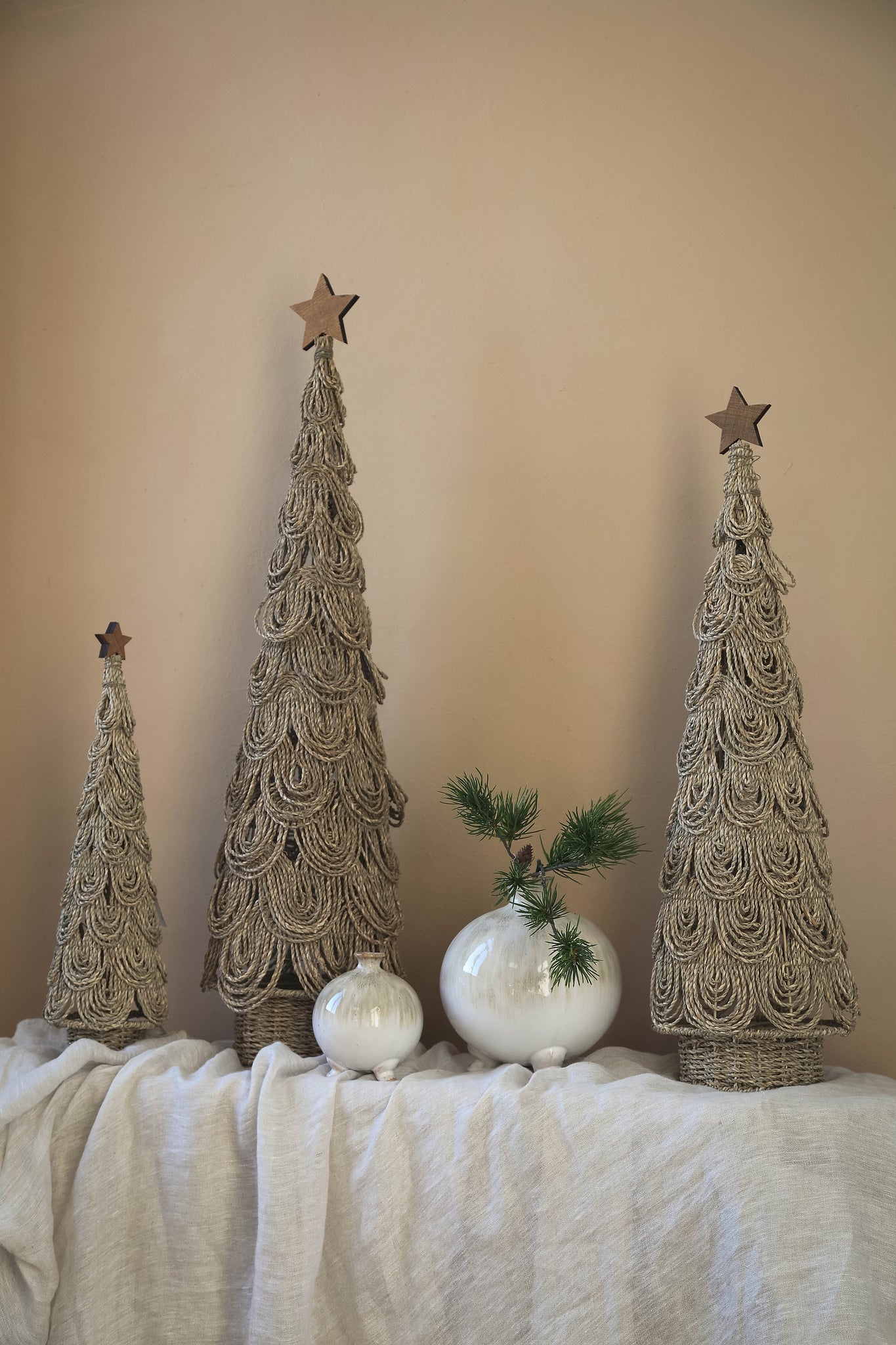 Kaidi Natural Seagrass Christmas Tree Medium