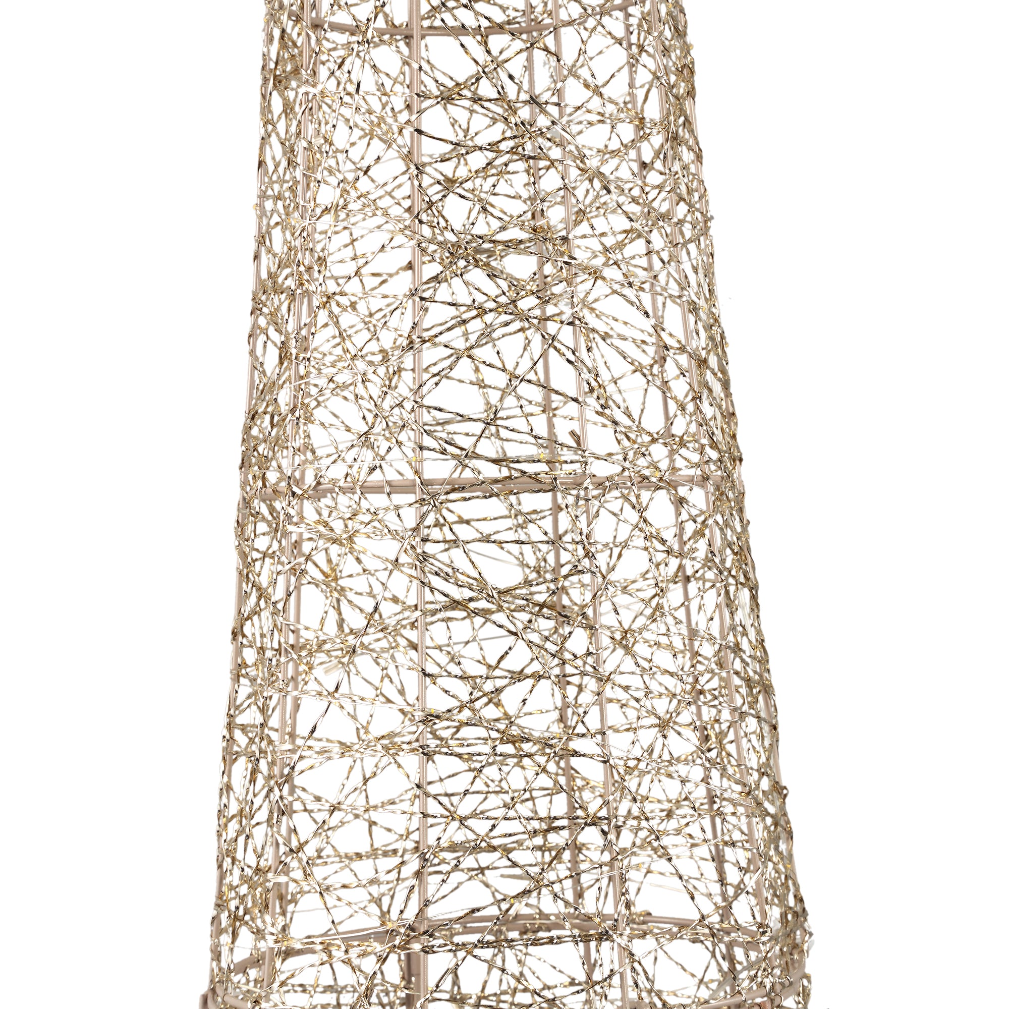 Nadal Bronze Tree Statue Iron Frame LED Lights Medium