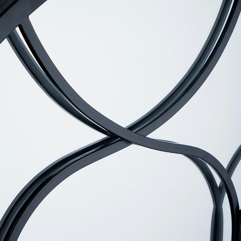 Black Overlay Mirror