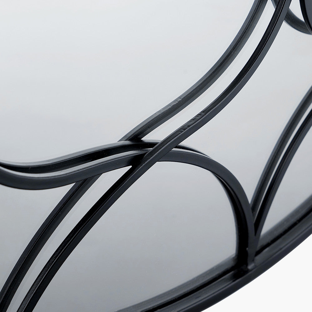 Black Overlay Mirror