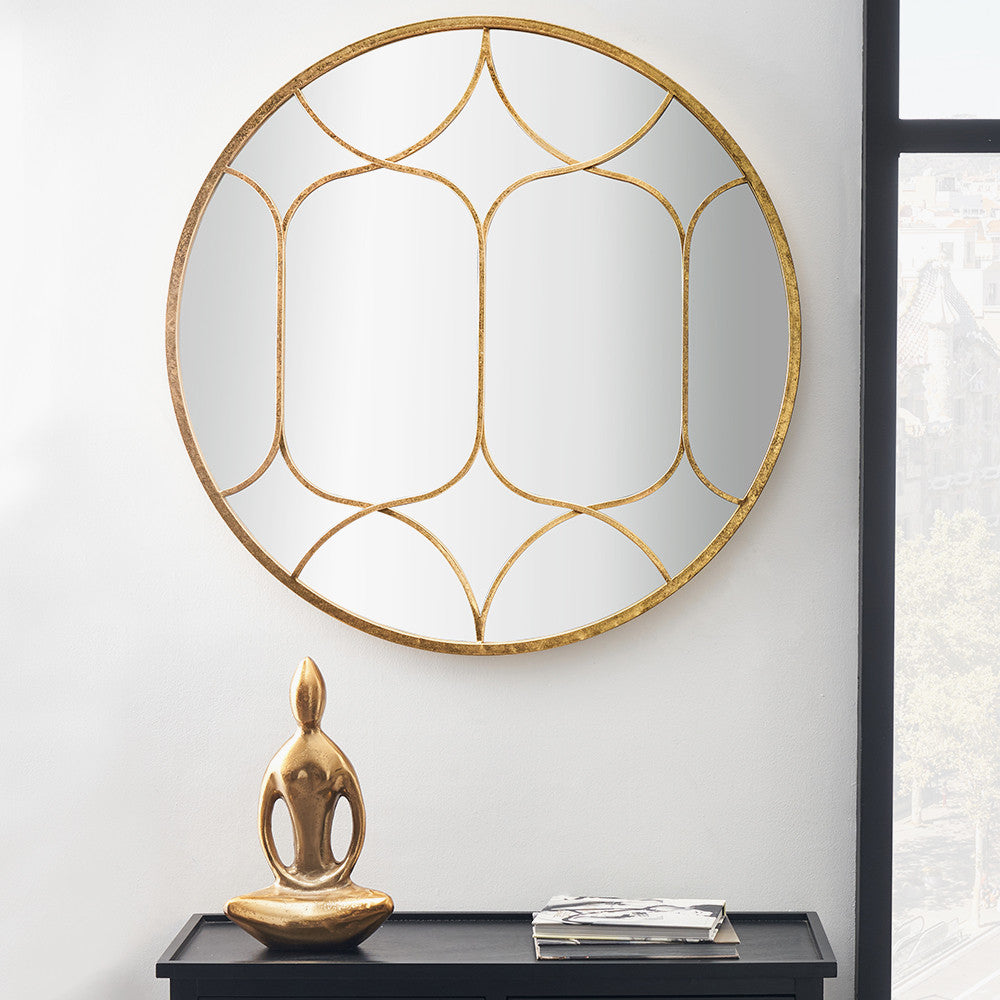 Gold Overlay Mirror