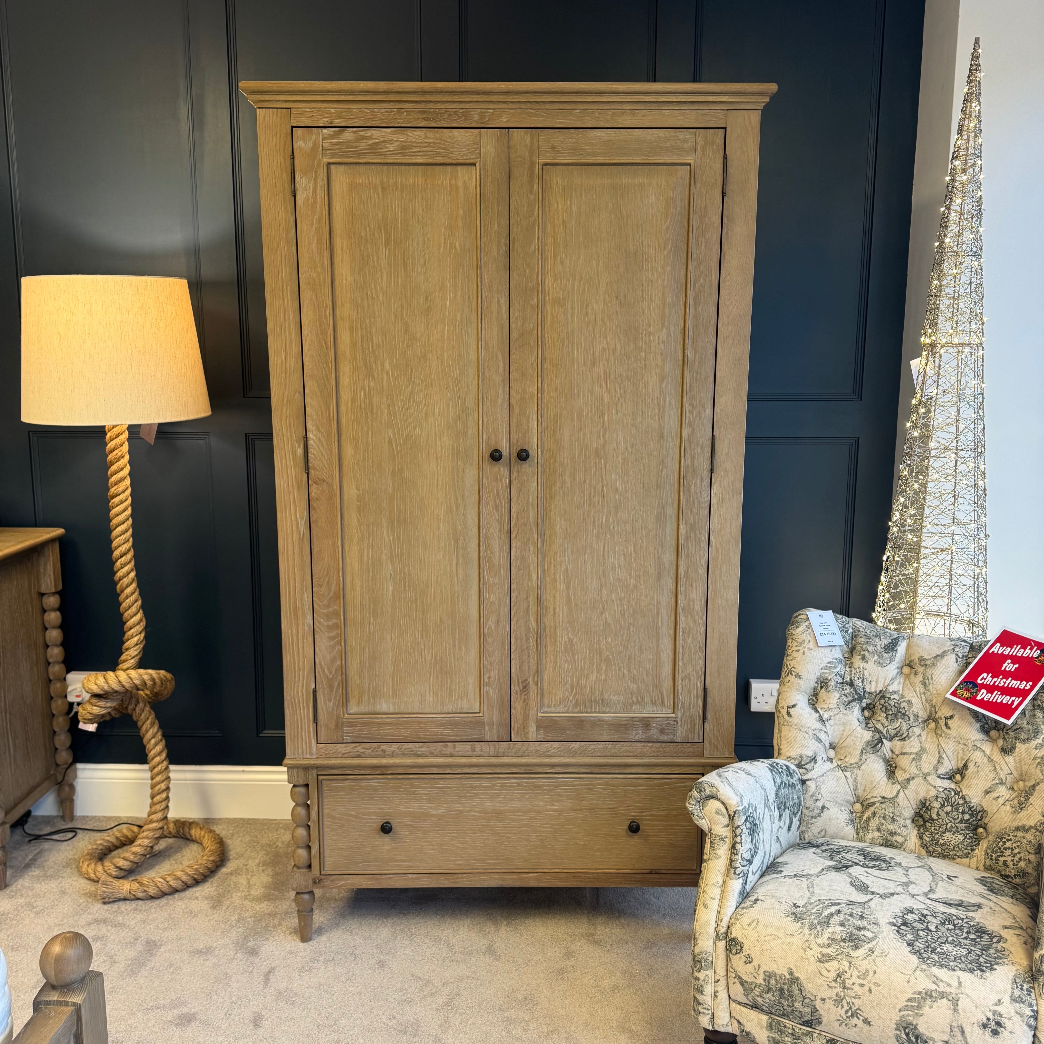 Arlow | 2 Door & 1 Drawer Wardrobe