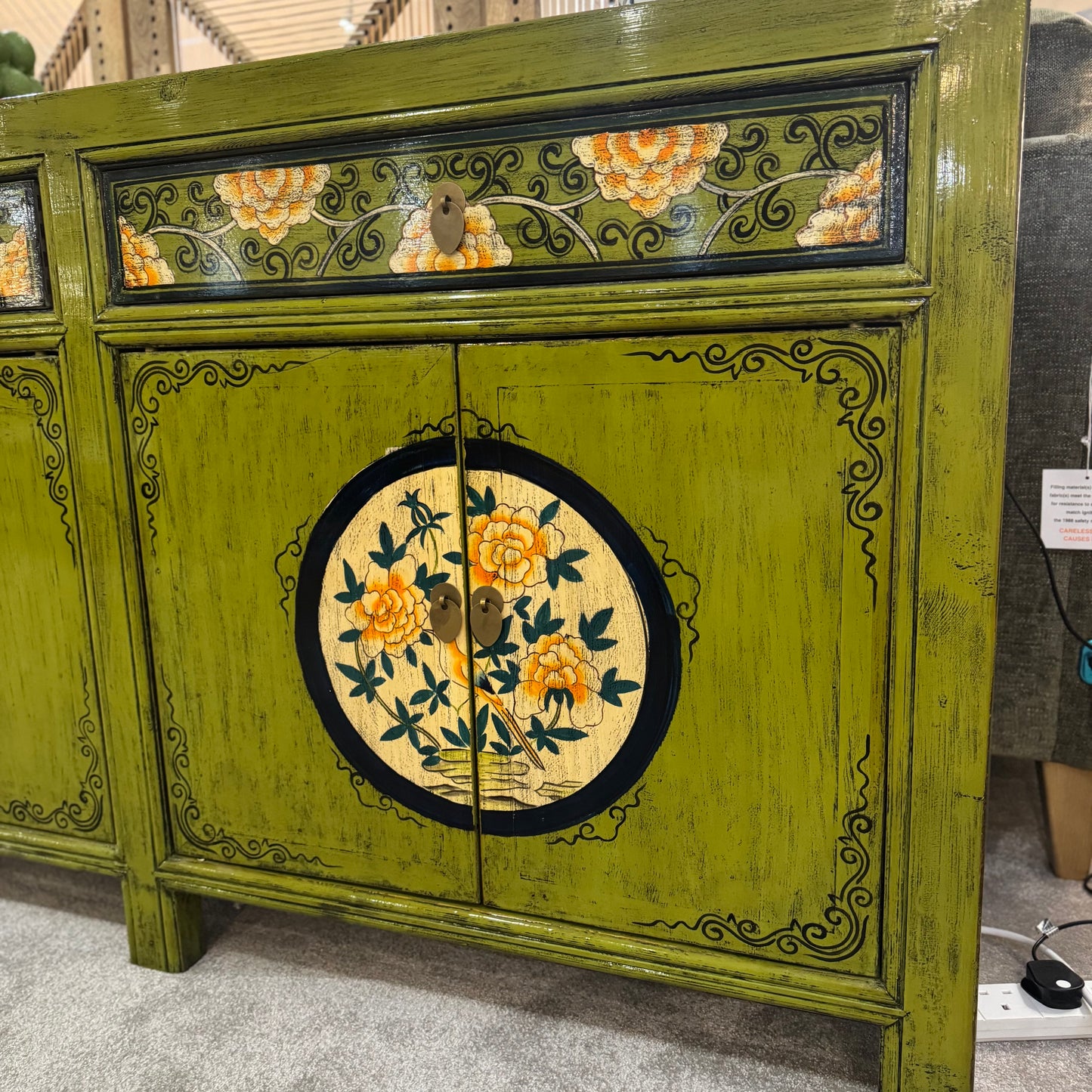 Olive Blossom Sideboard