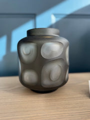 Verdant Carved Round Vase Large