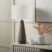 Vero Table Lamp & Cream Boucle Shade