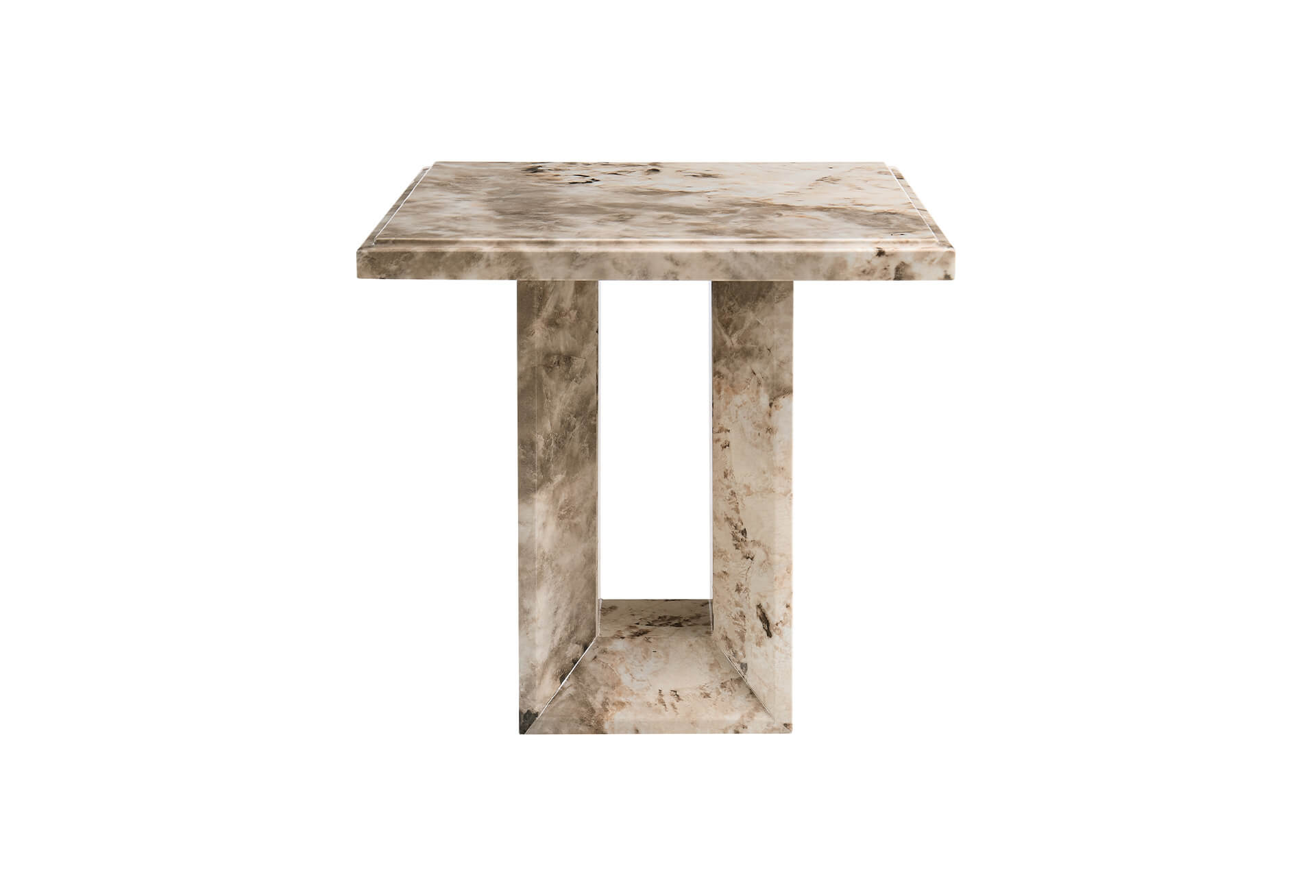 Aluna Mottled Mocha Collection | Side Table