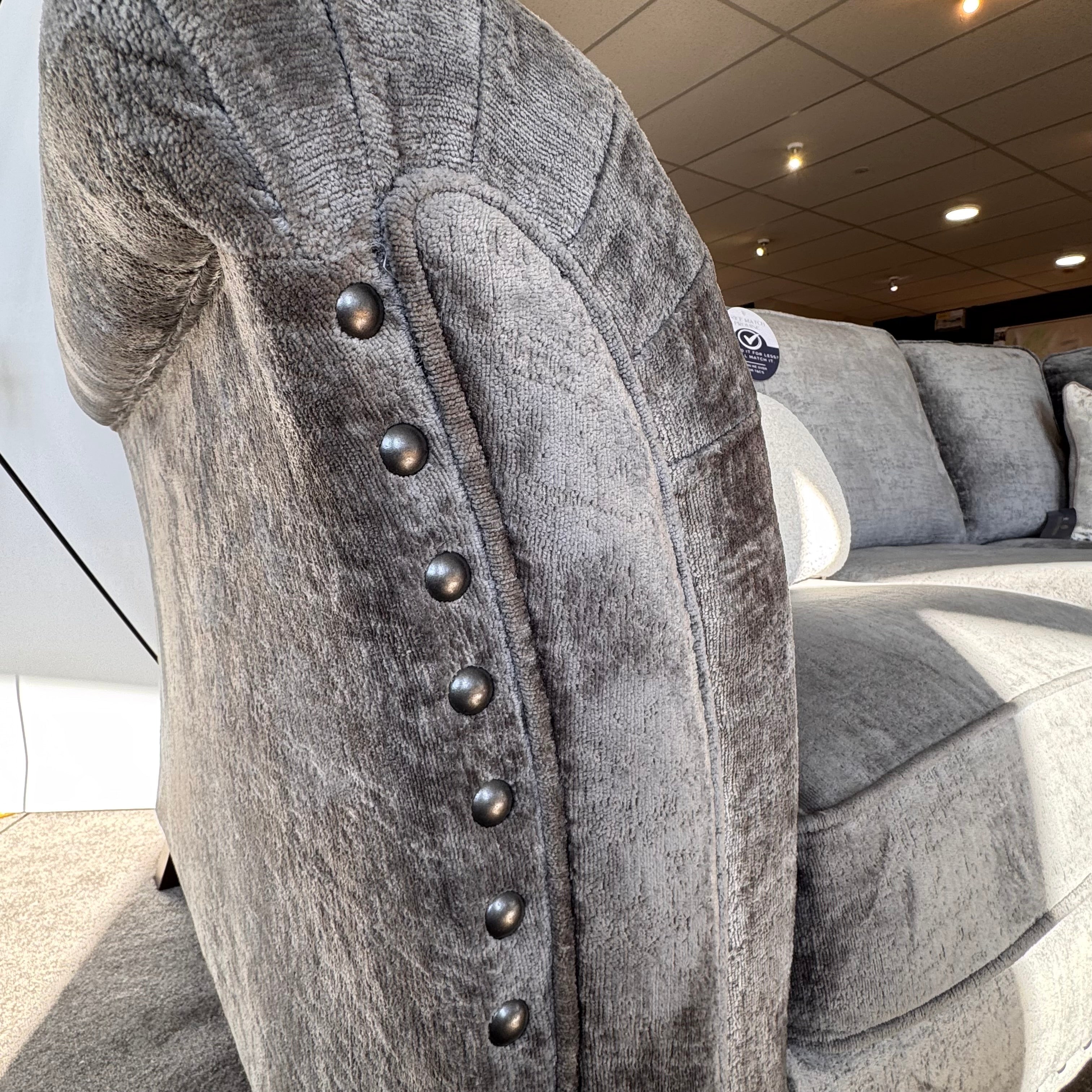 Vaughan Sofa | Grey Velvet
