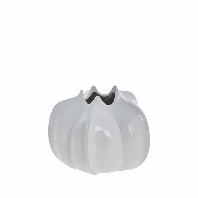 Drift | Sculptural White Vase Small