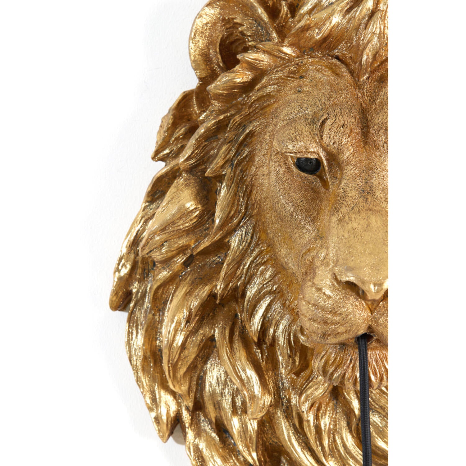 Bronze Lion Wall Light