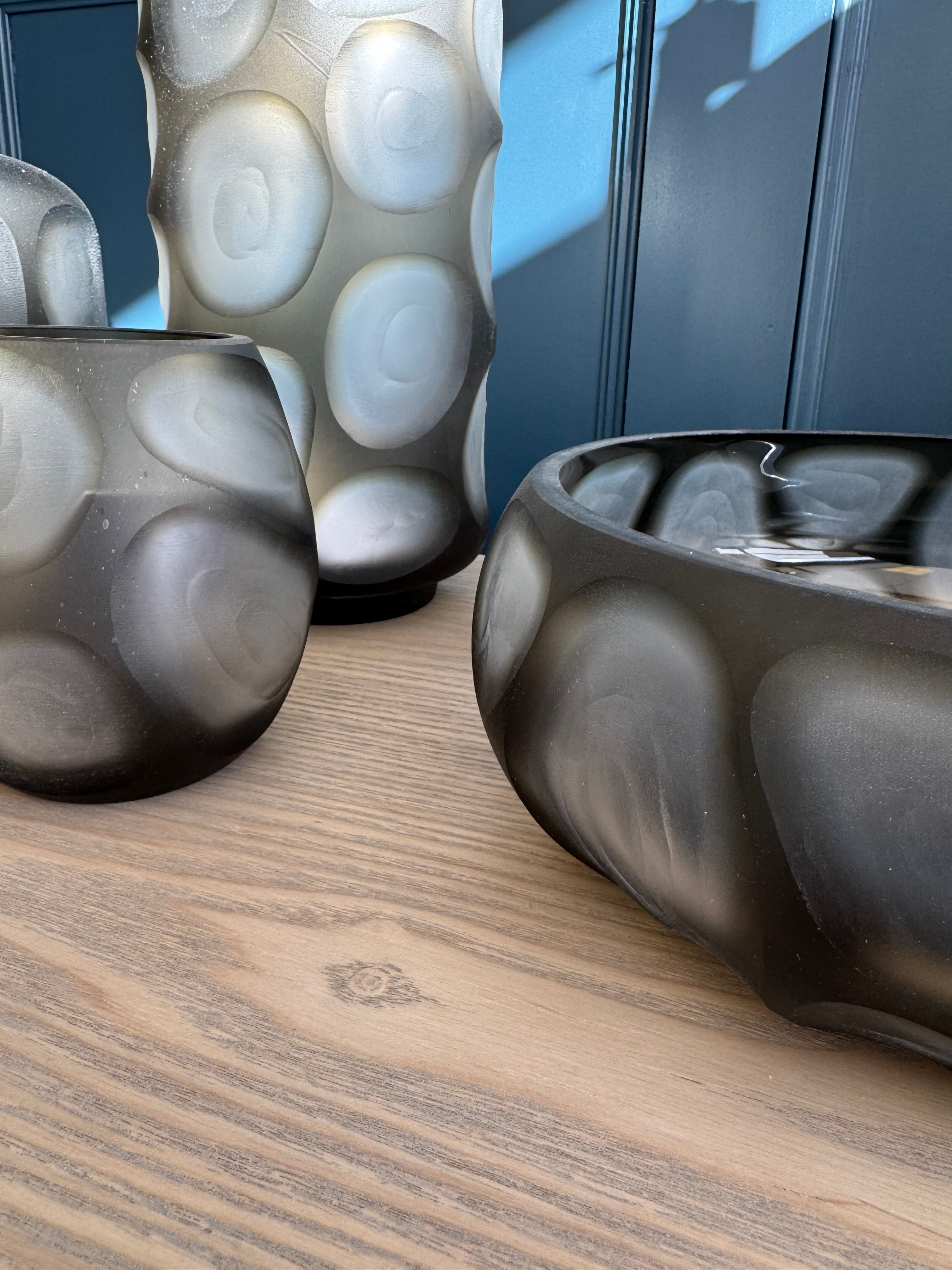 Verdant Carved Round Bowl