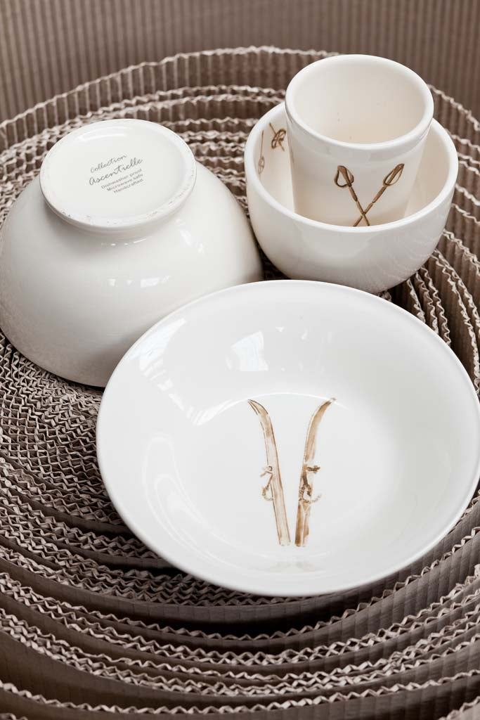 Ski Pole Nibbles Bowl