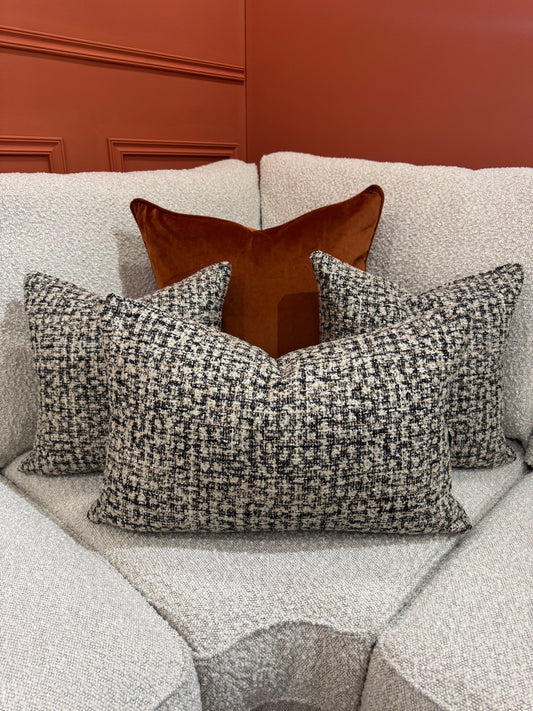 Autumn Ember Velvet Cushion | 58 x 58