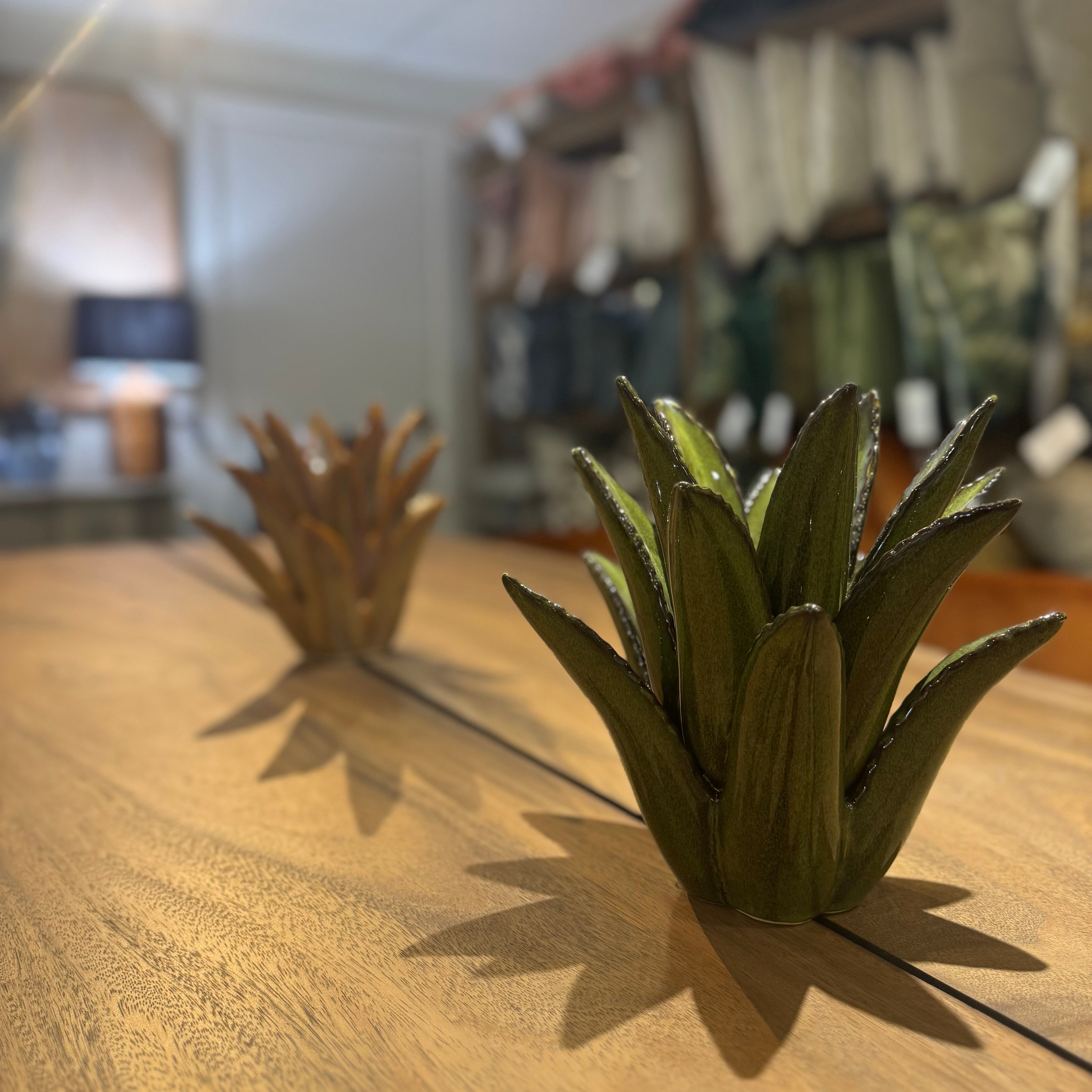 Cactus Candle Holders | Green