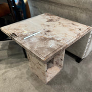 Aluna Mottled Mocha Collection | Side Table