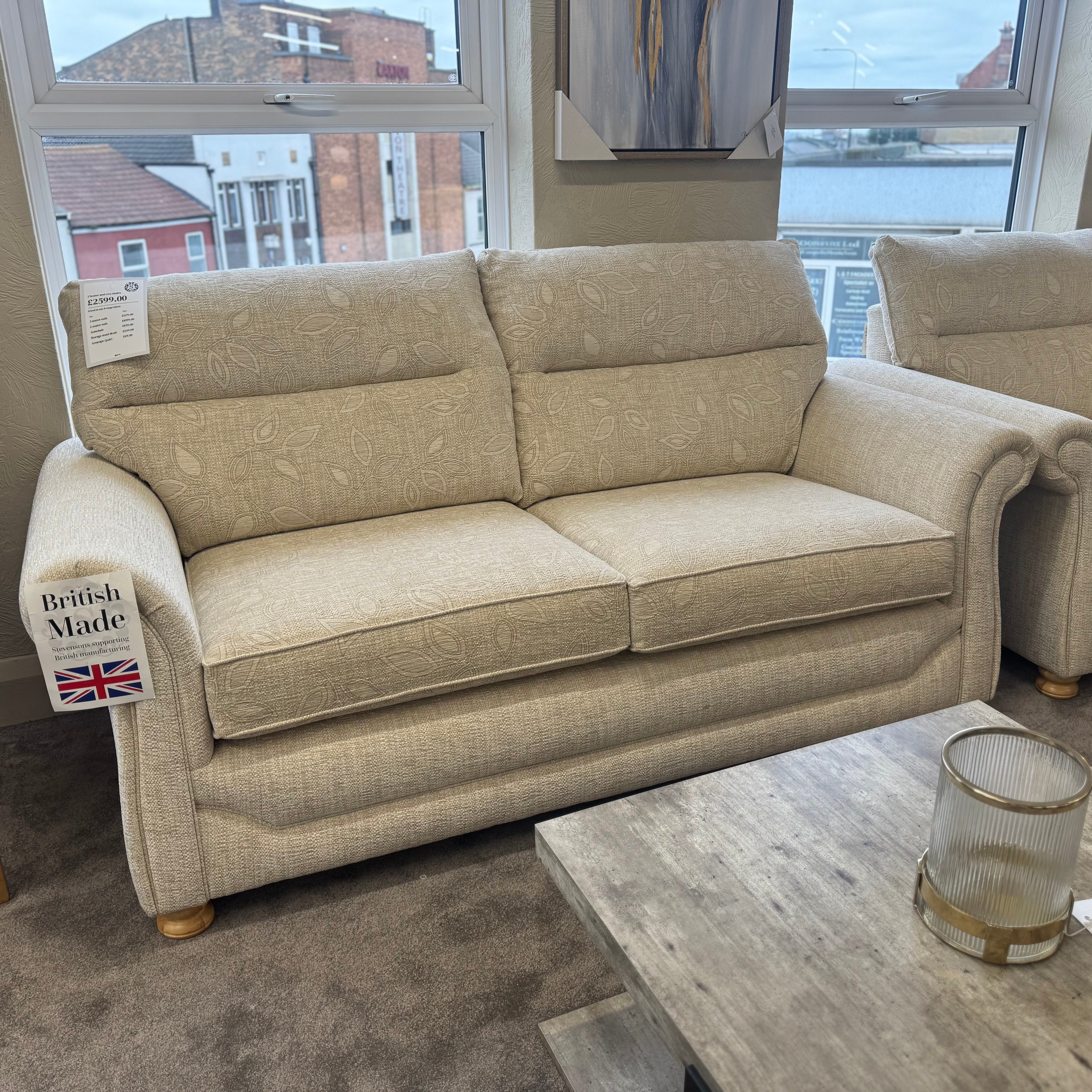 Cashel 3 Seater Sofa & Chair