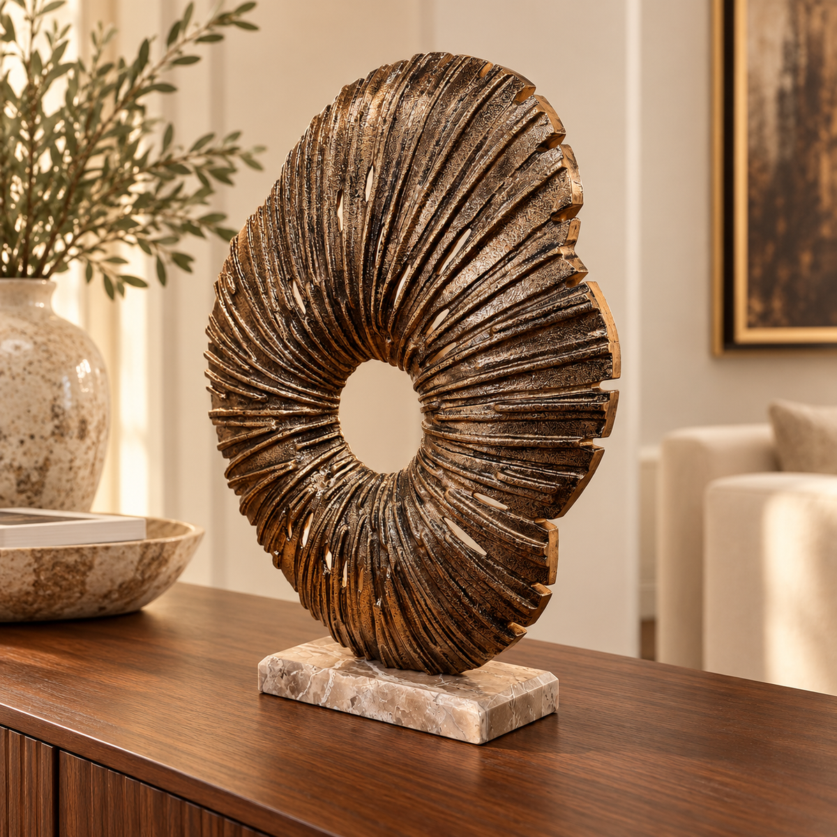 Vija Gold Sculpture