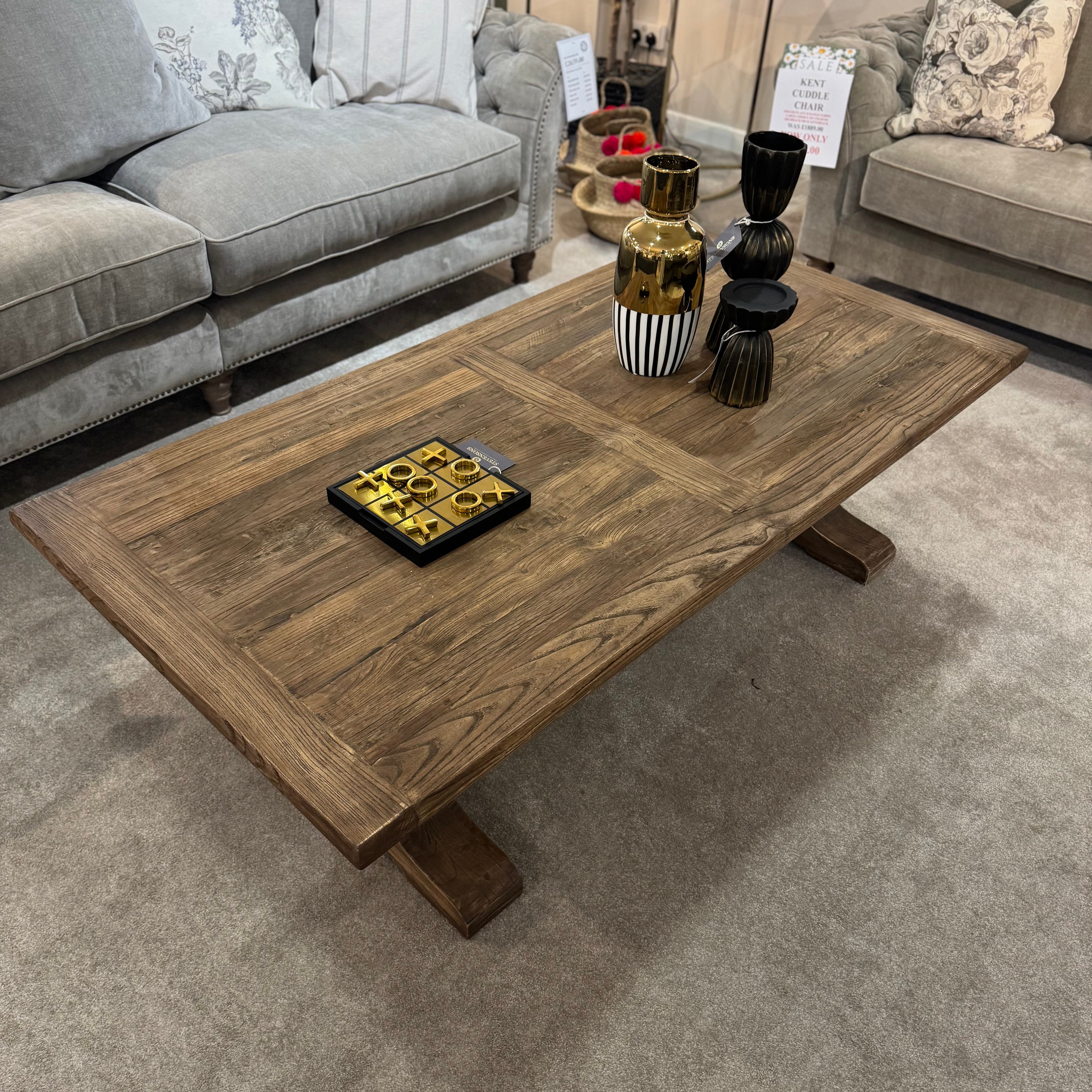Jude Large Rustic Coffee Table