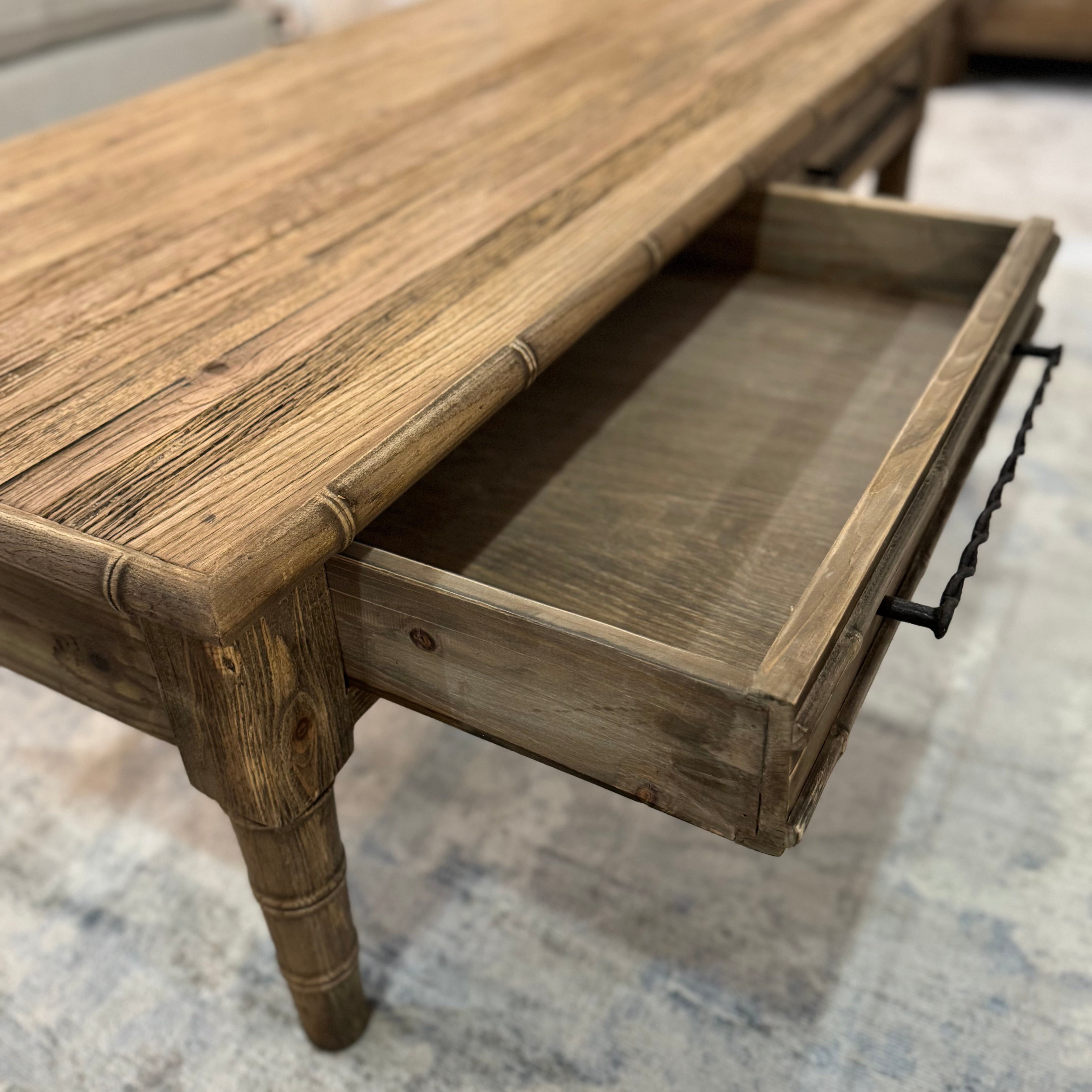 Bamboo Style Pine | Coffee table