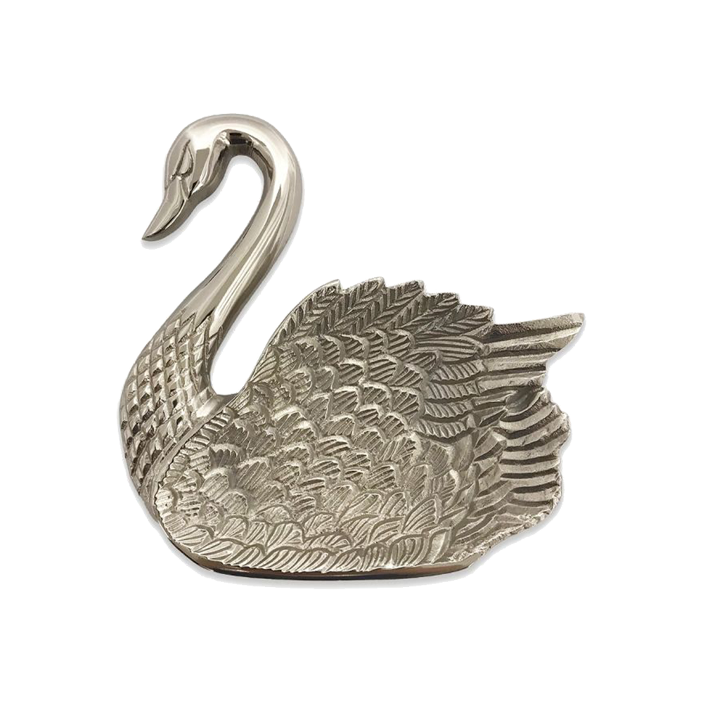 Swan Silver Dish