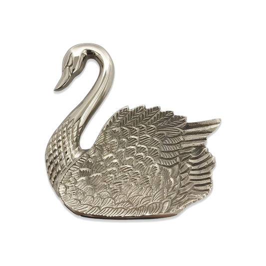 Swan Silver Dish