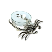 Crab with Glass Nibbles Bowl