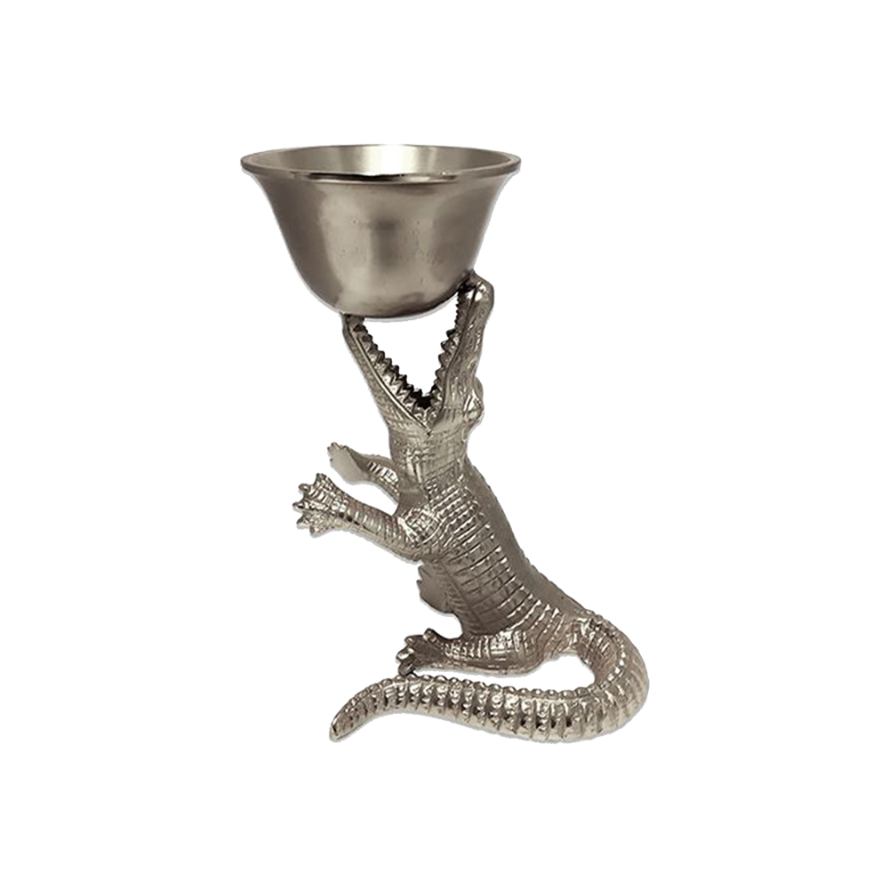 Crocodile Dish Silver – Stevensons Home