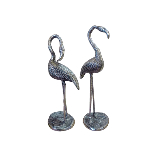 Standing Pair Of Flamingos