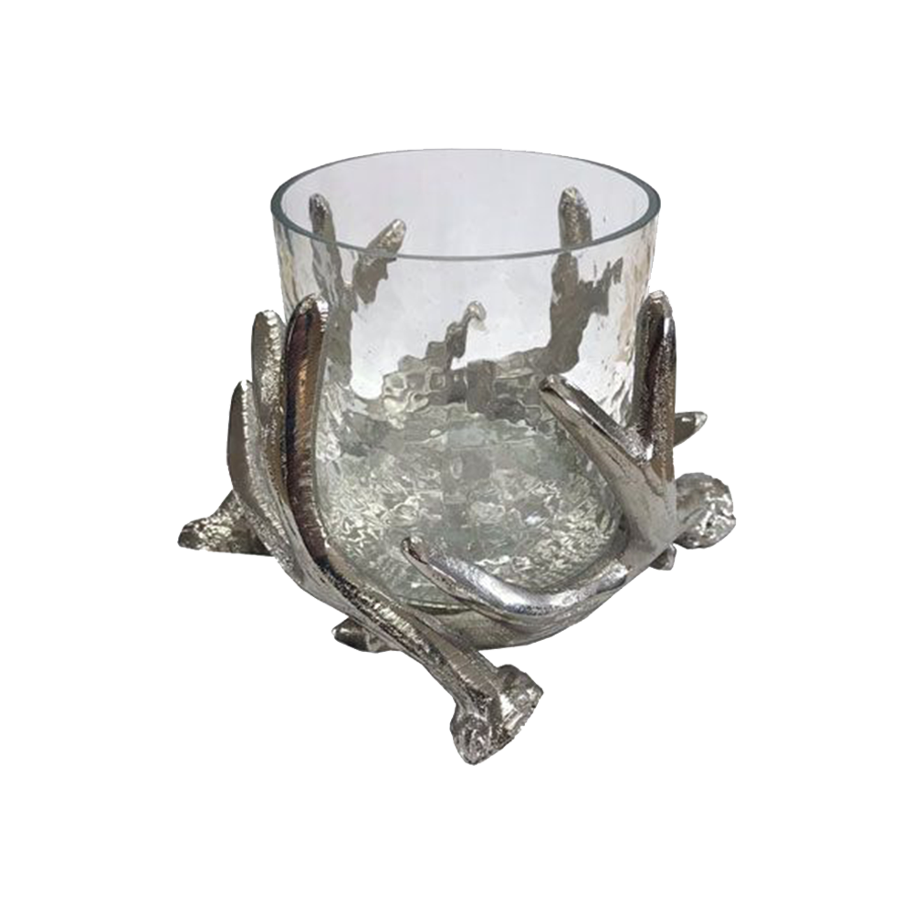 Small Antler Tea Light Holder