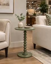 Bobbin Side table | Olive